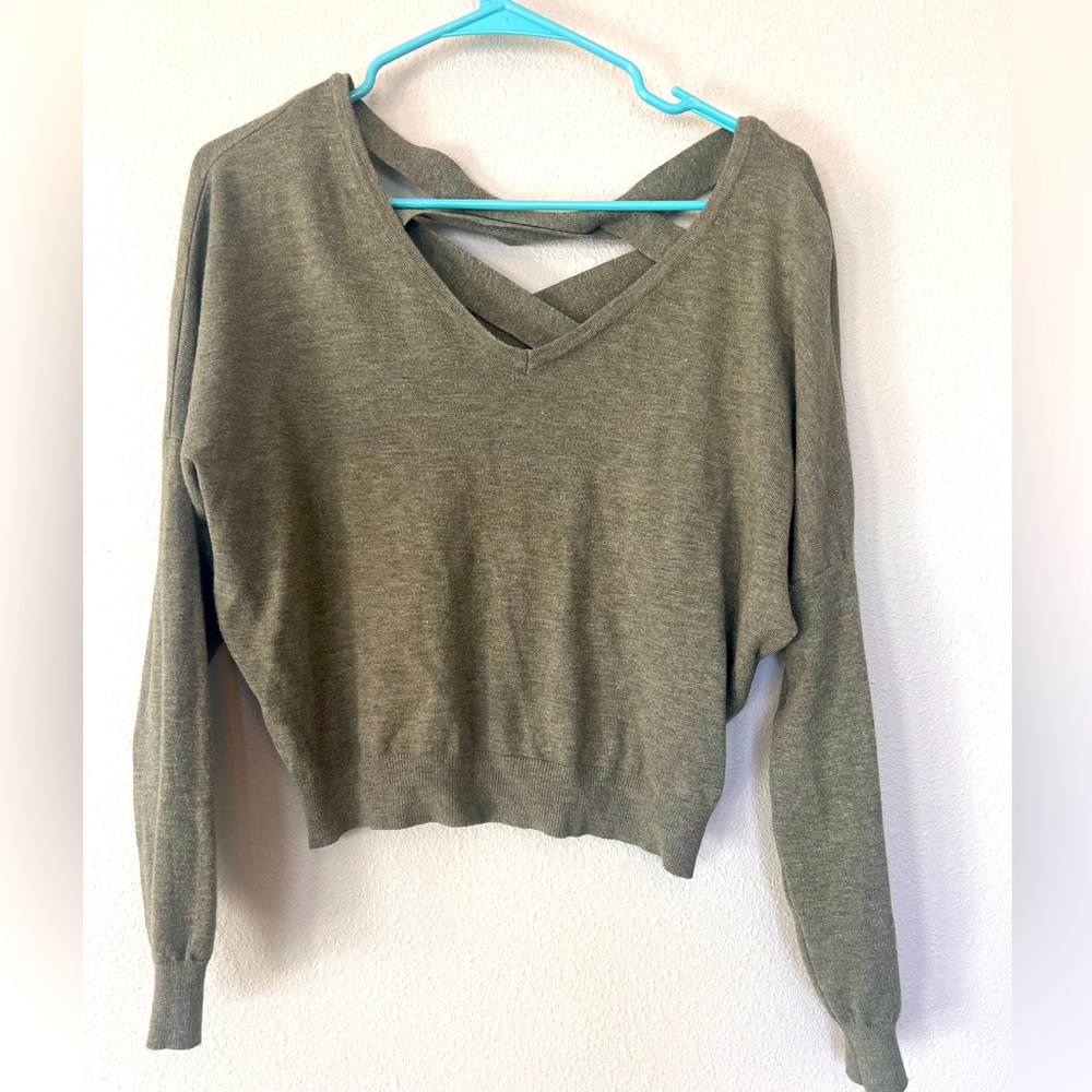 Women’s Crisscross Back Sweater - XS